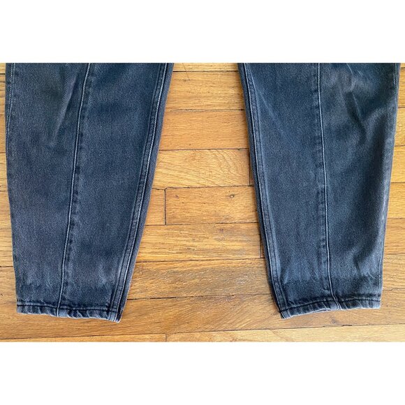 🌎 Reformation Baggy Black Barrel Jeans in Seine Wash 🌳 Size 25 - Picture 7 of 12